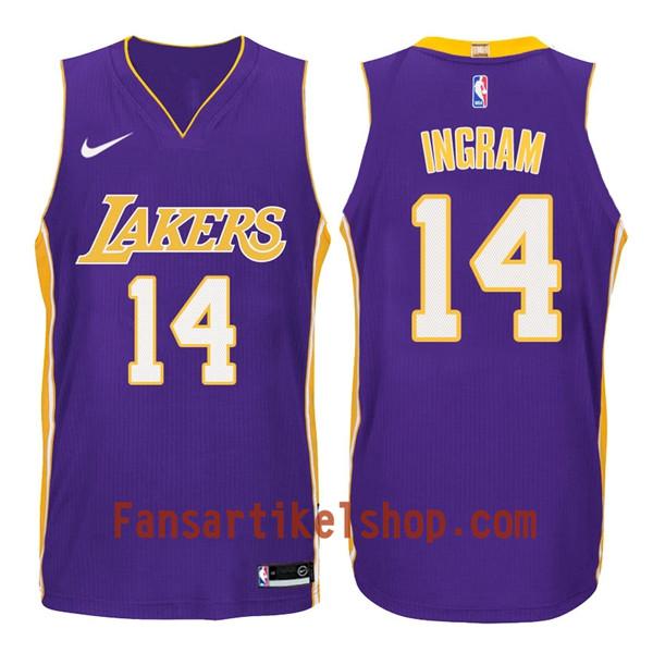 NBA Los Angeles Lakers Trikot Brandon Ingram 14 Nike 2017-18 Lila Swingman - Herren NBA Los Angeles Lakers Trikot Brandon Ingram 14 Nike 2017-18 Lila Swingman - Herren